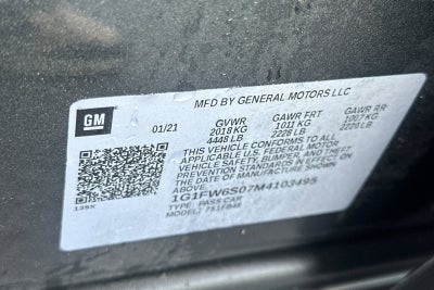 2021 Chevrolet Bolt EV LT