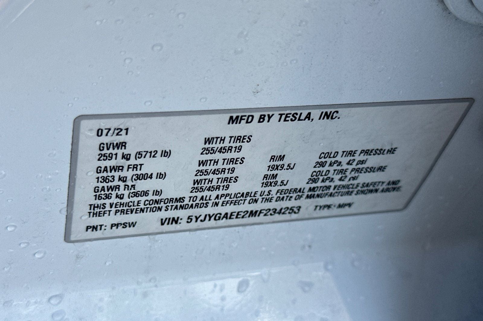2021 Tesla Model Y Long Range