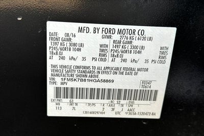 2017 Ford Explorer Base