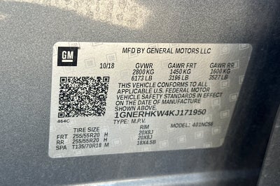 2019 Chevrolet Traverse 3LT