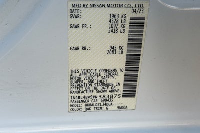 2023 Nissan Altima 2.5 S