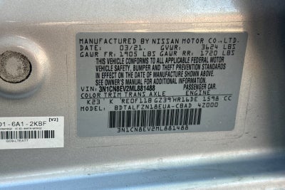 2021 Nissan Versa 1.6 SV