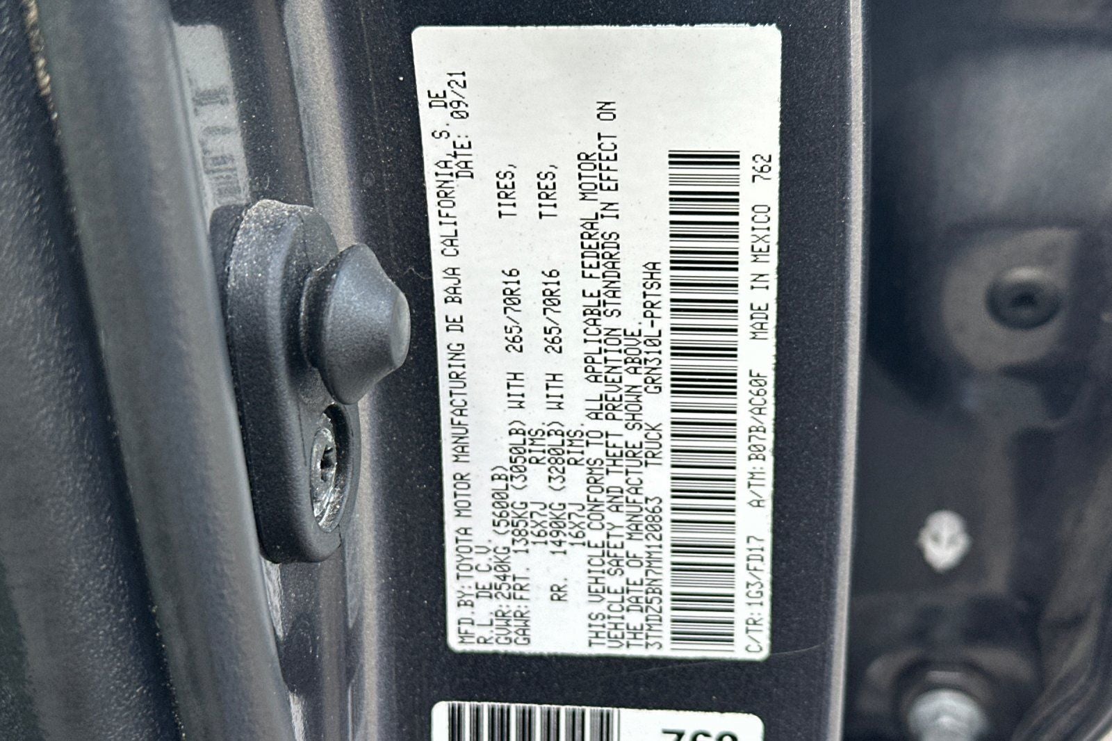 2021 Toyota Tacoma TRD Off-Road V6