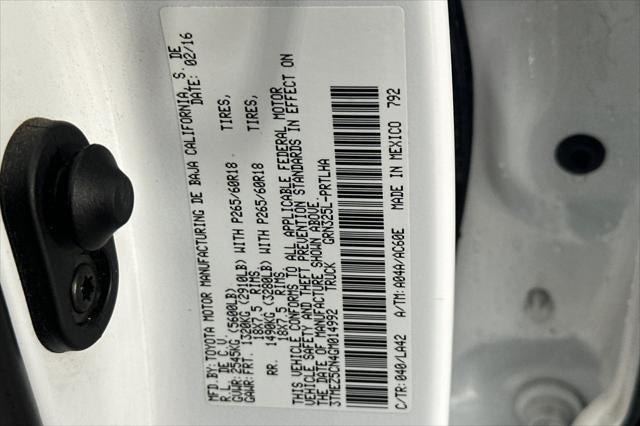 2016 Toyota Tacoma Limited V6