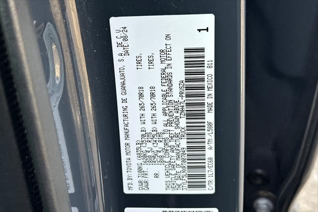 2024 Toyota Tacoma Hybrid Trailhunter