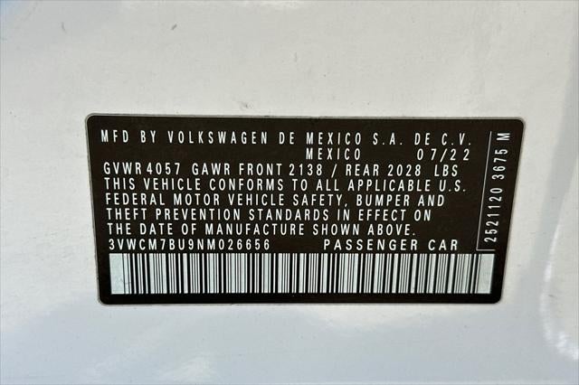 2022 Volkswagen Jetta 1.5T S