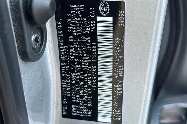 2020 Toyota Camry XSE