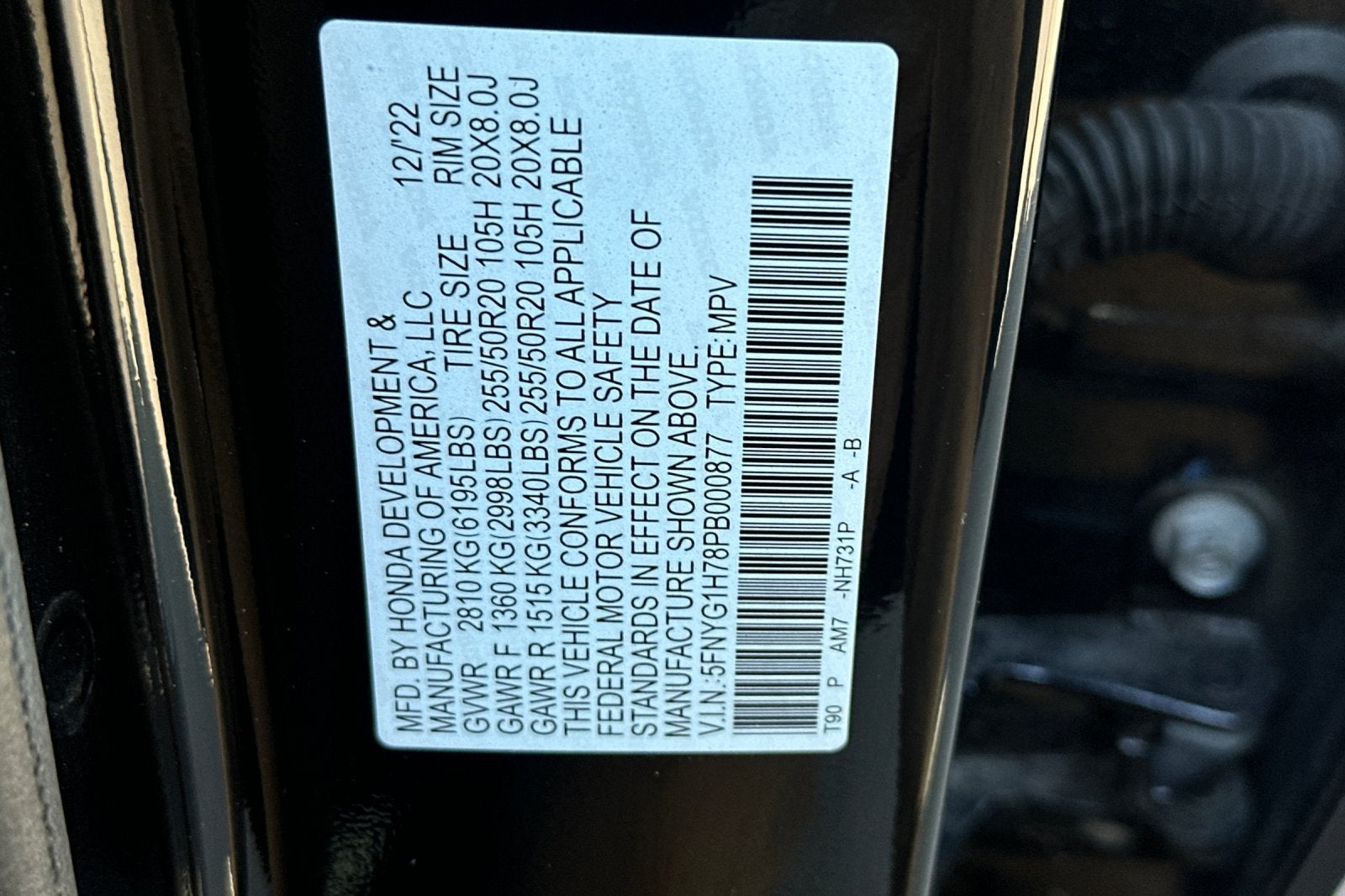 2023 Honda Pilot Touring