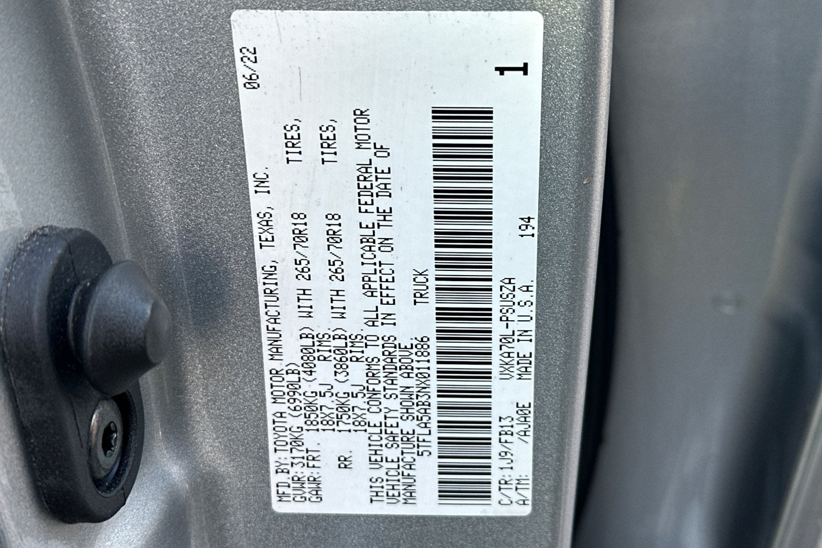 2022 Toyota Tundra SR5