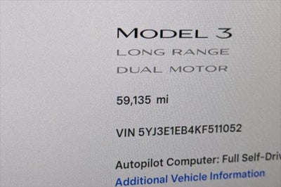 2019 Tesla Model 3 Long Range