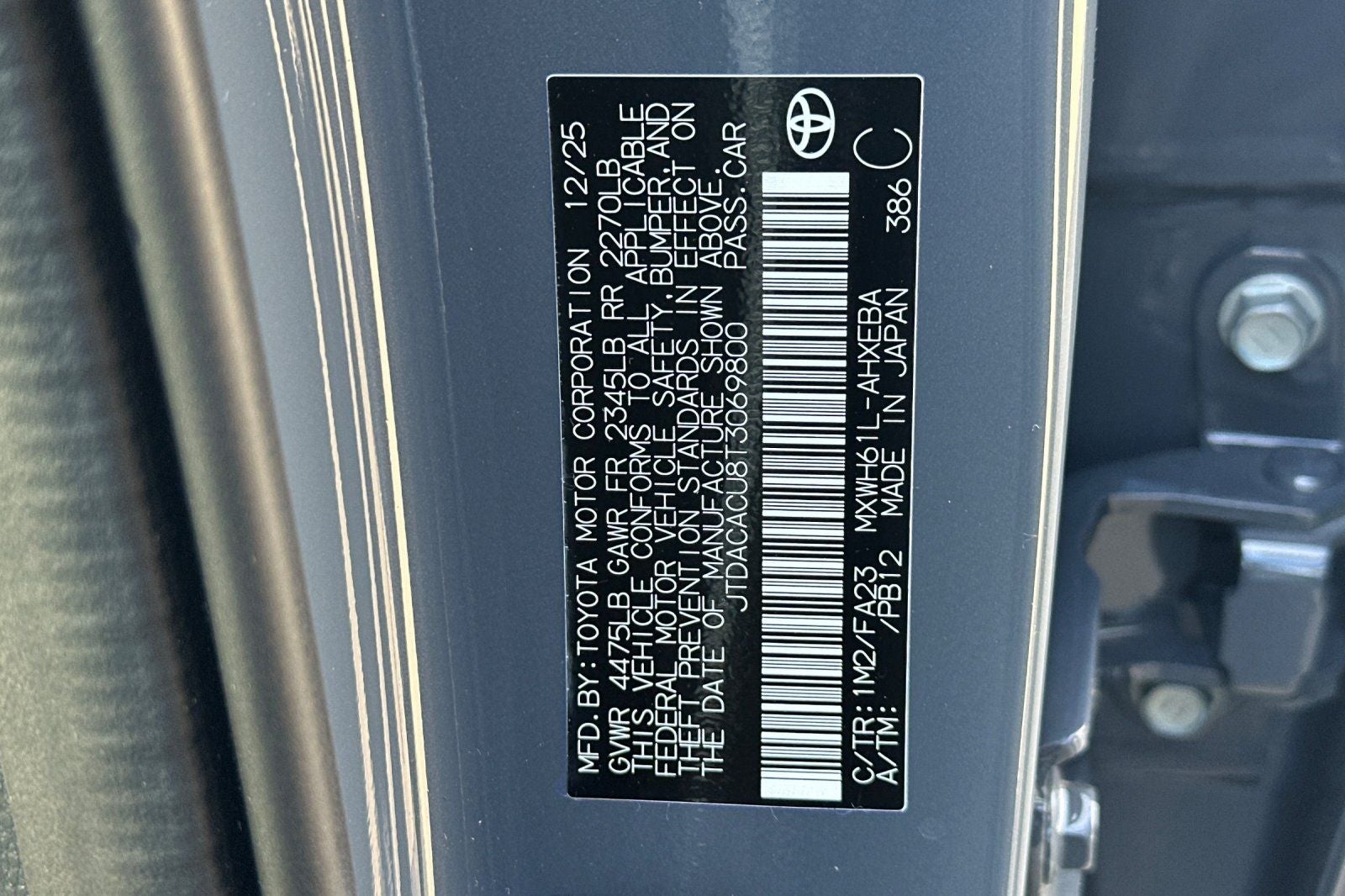 2026 Toyota Prius Plug-In Hybrid SE