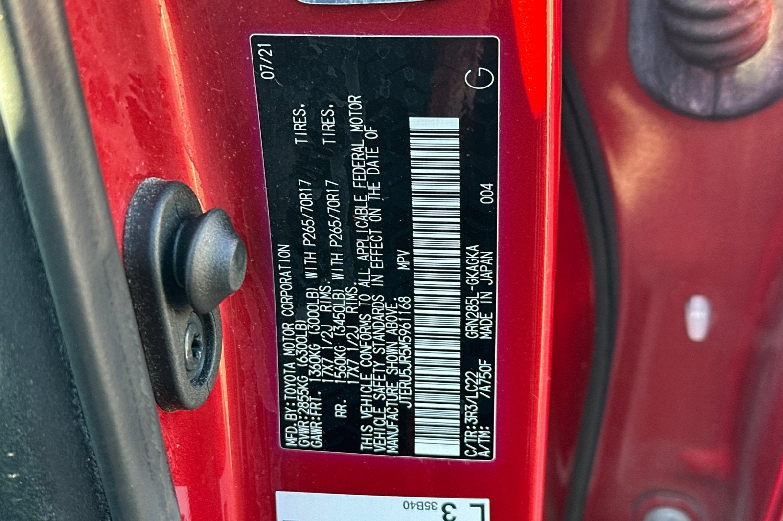 2021 Toyota 4Runner TRD Off-Road Premium