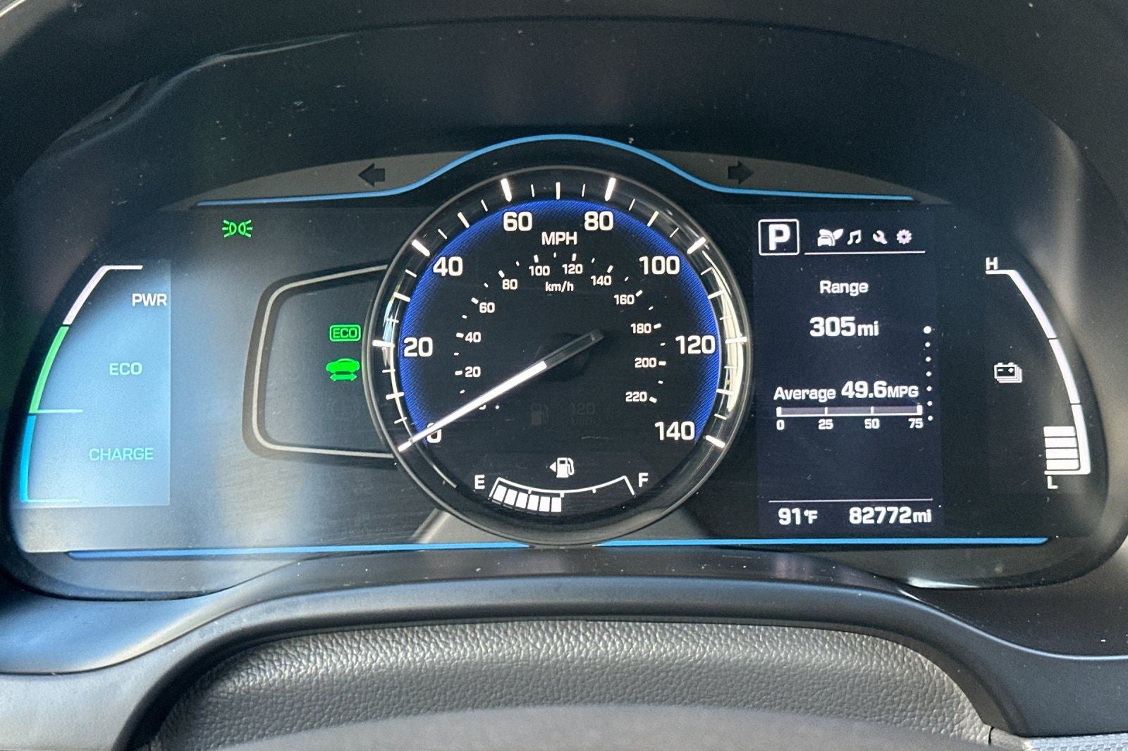 2018 Hyundai Ioniq Hybrid Blue