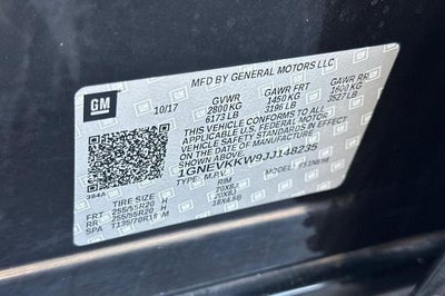 2018 Chevrolet Traverse High Country