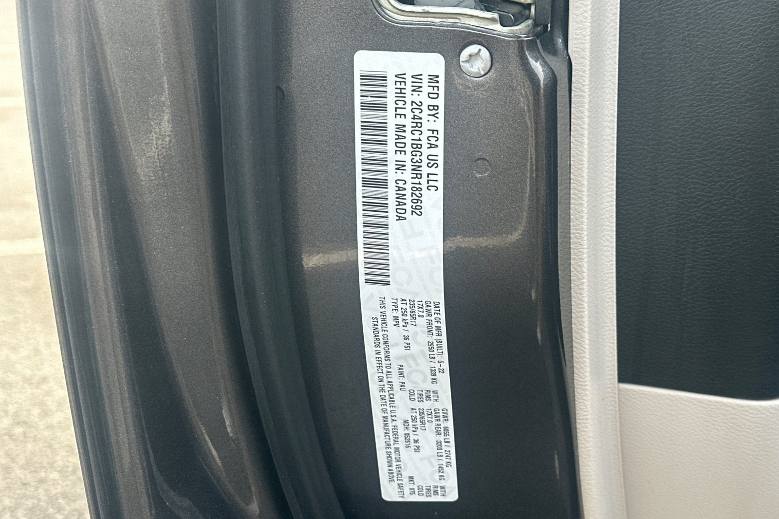 2022 Chrysler Pacifica Touring L