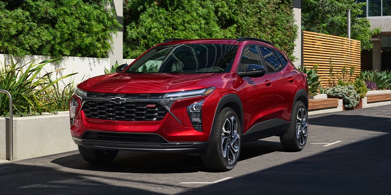 2024 Chevrolet Trax in the color red