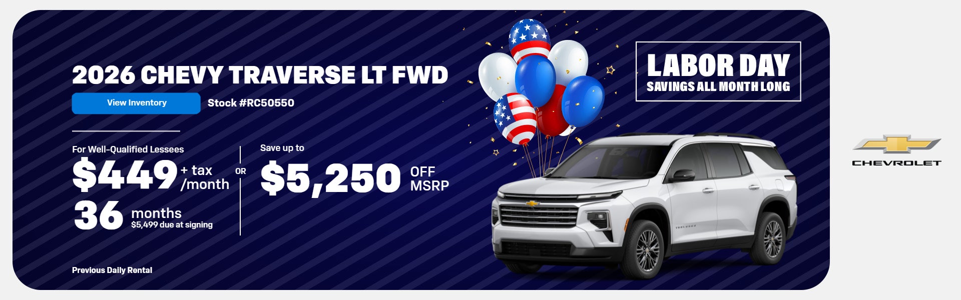 2026 Chevrolet Traverse LT FWD