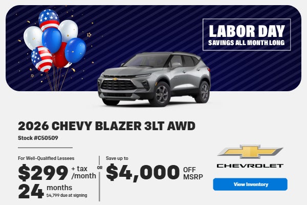 2026 Chevrolet Blazer 3LT AWD