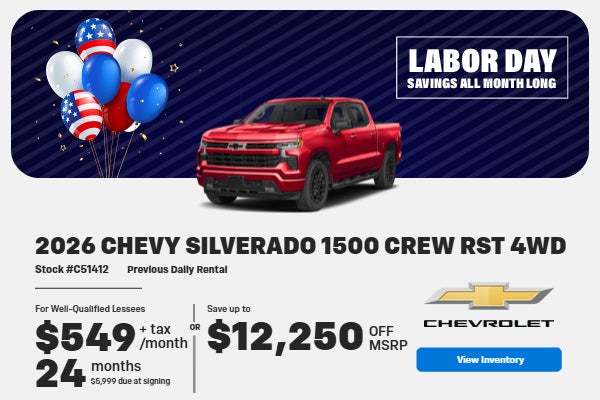 2026 Chevrolet Silverado 1500 Crew RST 4WD