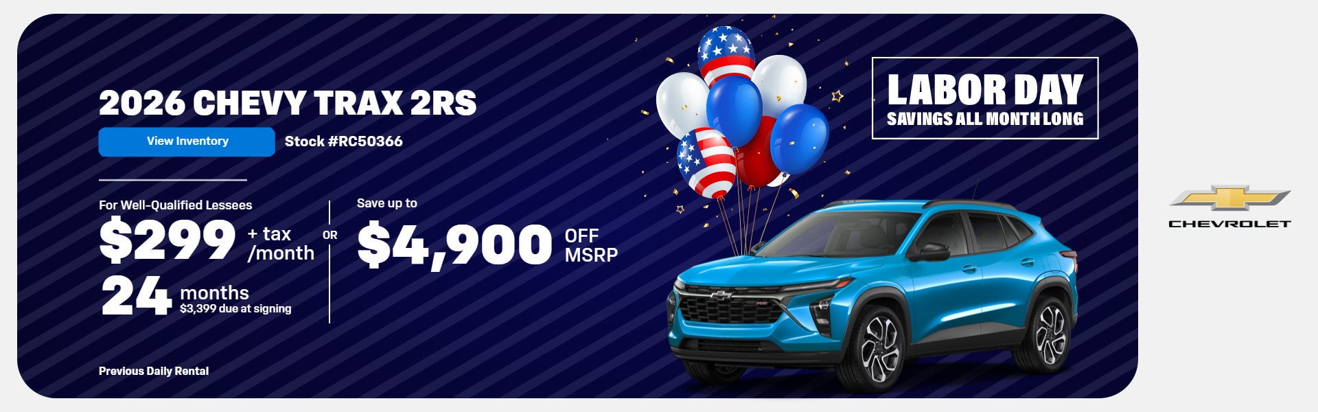 2026 Chevrolet Trax 2RS
