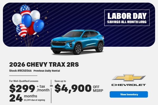 2026 Chevrolet Trax 2RS