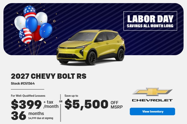 2027 Chevrolet Bolt RS