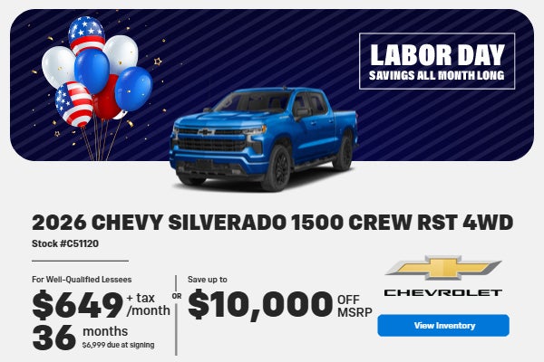 2026 Chevrolet Silverado 1500 Crew RST 4WD