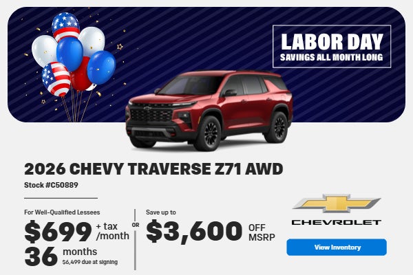 2026 Chevrolet Traverse Z71 AWD