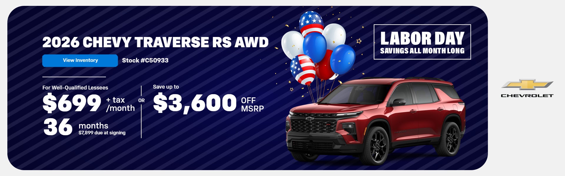 2026 Chevrolet Traverse RS AWD