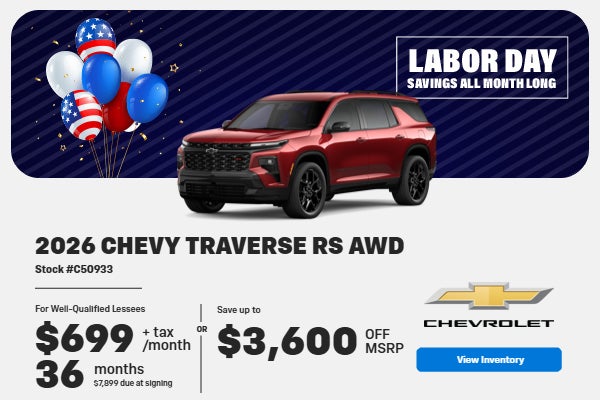 2026 Chevrolet Traverse RS AWD