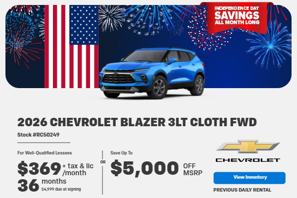 2026 Chevrolet Blazer 3LT Cloth FWD