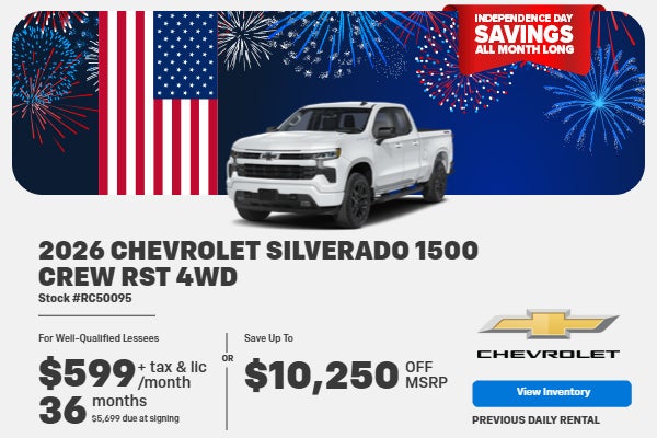 2026 Chevrolet Silverado 1500 Crew RST 4WD