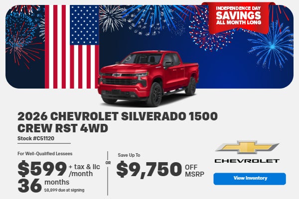 2026 Chevrolet Silverado 1500 Crew RST 4WD