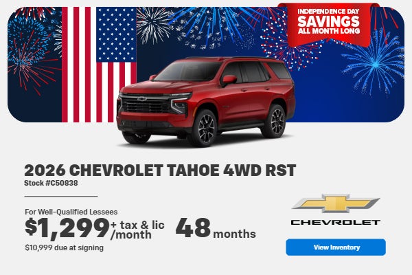 2026 Chevrolet Tahoe 4WD RST