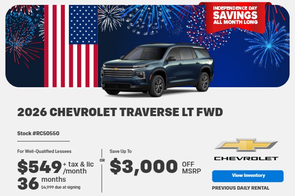 2026 Chevrolet Traverse LT FWD