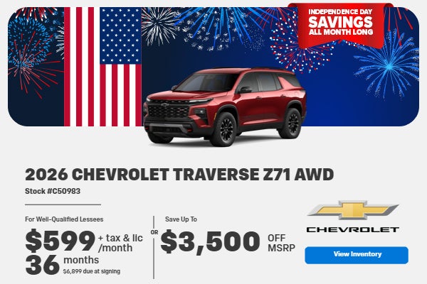 2026 Chevrolet Traverse Z71 AWD