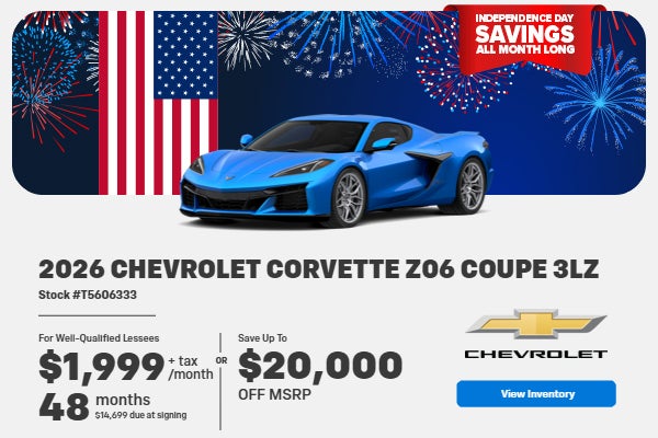 2026 Chevrolet Corvette Z06 Coupe 3LZ