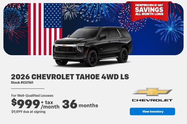 2026 Chevrolet Tahoe 4WD LS