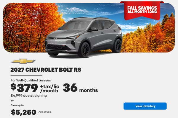 2027 Chevrolet Bolt RS