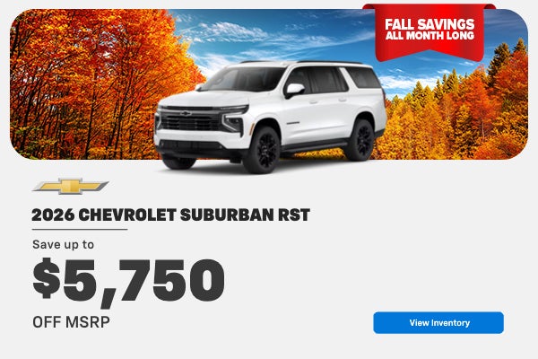 2026 Chevrolet Suburban RST