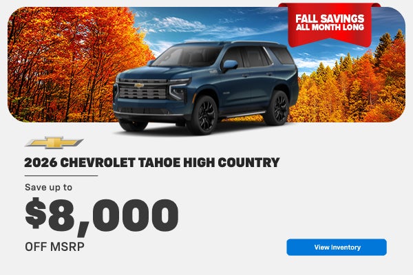 2026 Chevrolet Tahoe High Country