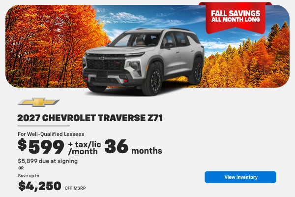 2027 Chevrolet Traverse Z71