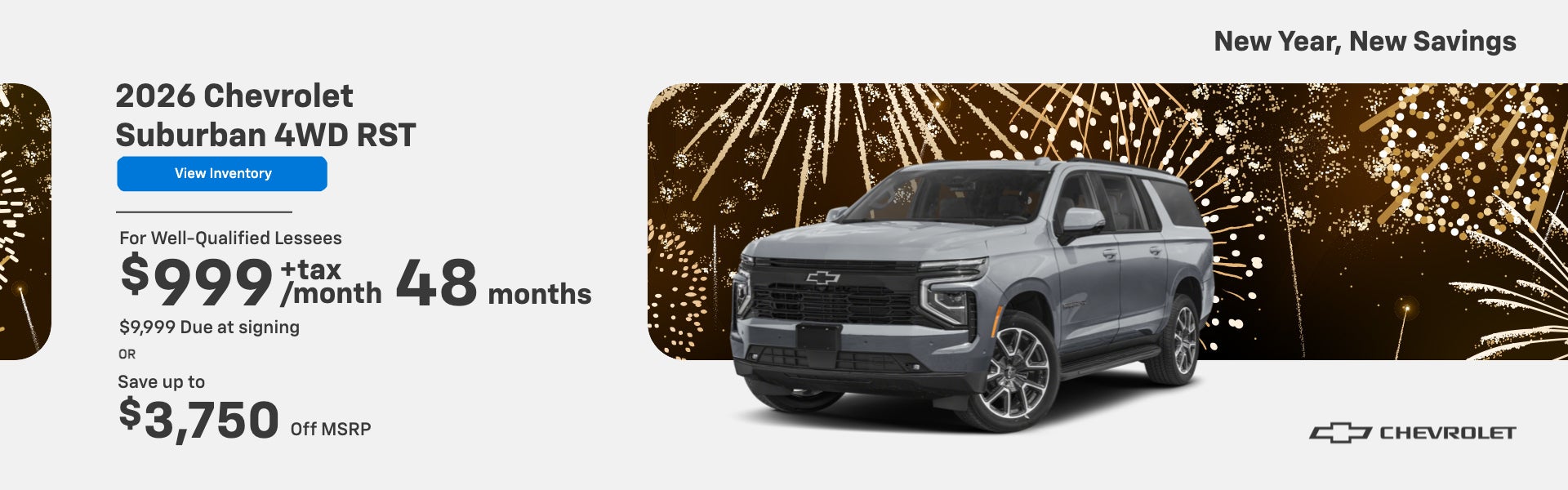 2026 Suburban 4WD RST