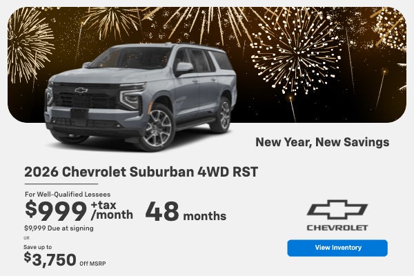 2026 Suburban 4WD RST