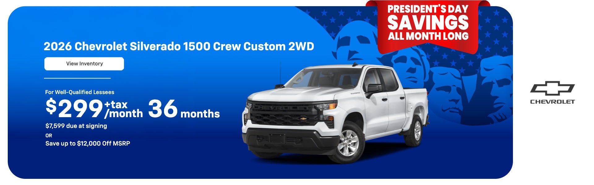 2026 Silverado 1500 Crew Custom 2WD