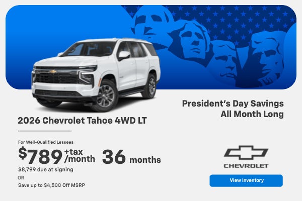 2026 Tahoe 4WD LT