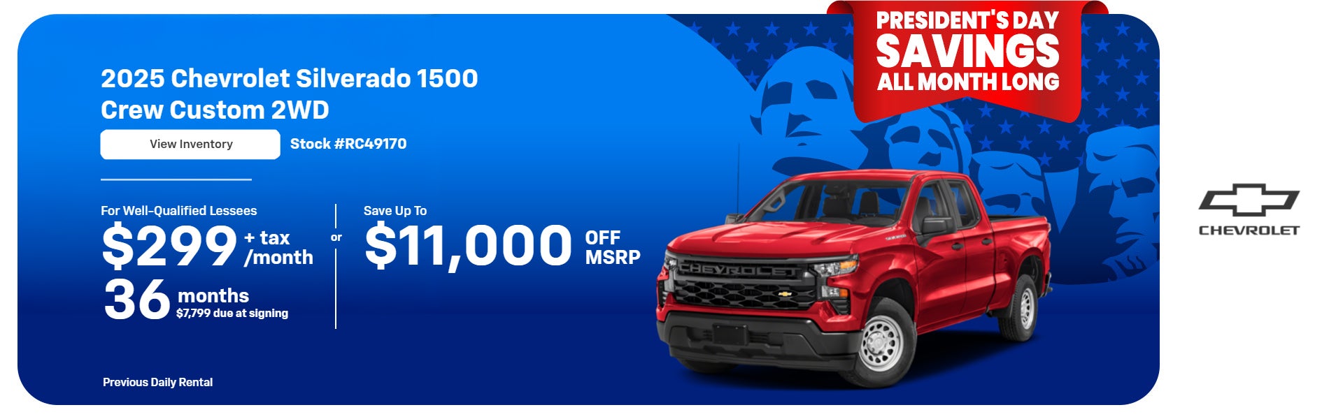 2025 Chevrolet Silverado 1500 Crew Custom 2WD