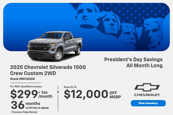 2025 Chevrolet Silverado 1500 Crew Custom 2WD