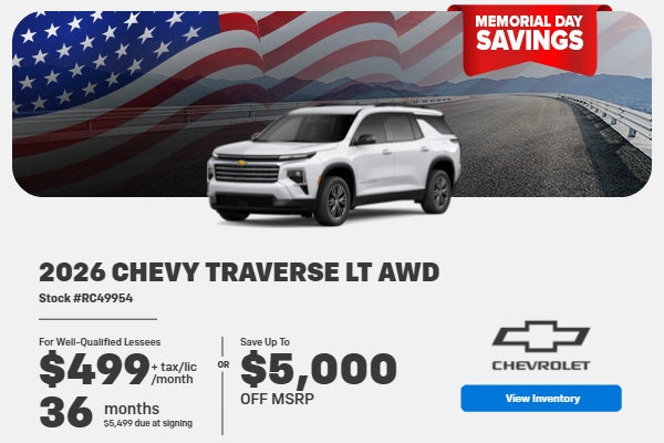 2026 Chevrolet Traverse LT AWD