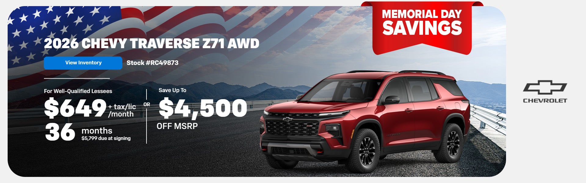 2026 Chevrolet Traverse Z71 AWD